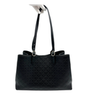 Sac cabas GG Emblem Grand Format en cuir noir - Gucci