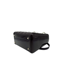 Sac à bandoulière Lady Dior en cuir verni bordeaux - Christian Dior