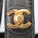Sac à épaule Totebag matelassé vintage noir - Chanel