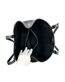 Sac cabas GG Emblem Grand Format en cuir noir - Gucci