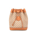 Sac seau en toile macacam et cuir - Celine