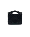 Sac à bandoulière 31 vintage en cuir lisse noir et doré - Chanel