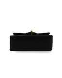 Sac à bandoulière Mini Timeless Square en cuir lisse noir - Chanel