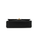 Sac à bandoulière Timeless Vintage 25 CM en cuir lisse noir - Chanel