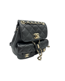 Sac à dos cuir caviar noir - Chanel