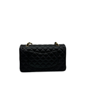 Sac à bandoulière Timeless 25CM en cuir lisse noir - Chanel