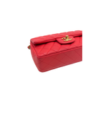 Sac à bandoulière Mini Timeless 20CM en cuir lisse rouge - Chanel