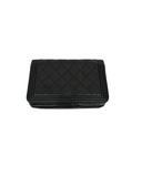 Sac à bandoulière Wallet On Chain Boy en cuir caviar noir - Chanel