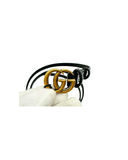 Ceinture fine Double G en cuir verni  T.105 - Gucci