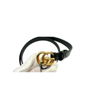 Ceinture fine Double G en cuir lisse T.115 - Gucci