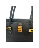 Sac à main Birkin 40 en cuir noir - Hermès