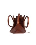 Sac à main Cabas Phantom en cuir marron - Celine