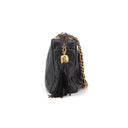 Sac à bandoulière Lou Caméra en cuir lisse d'agneau vintage noir - Chanel