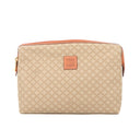 Pochette Large en toile macadam et cuir - Celine