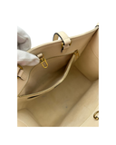 Sac cabas OnTheGo MM en cuir Monogram Beige - Louis Vuitton
