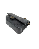 Sac à bandoulière Timeless 11.12 en cuir caviar noir - Chanel