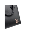 Sac à bandoulière Plat en cuir épi noir - Louis Vuitton