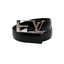 Ceinture noire cuir lisse - Louis Vuitton