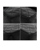 Sac à bandoulière Timeless Square en cuir lisse noir - Chanel