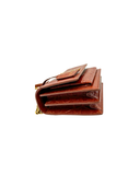 Sac à bandoulière Sunset Small en cuir embossé crocodile cognac - Saint-Laurent