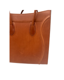 Sac à main Cabas Phantom en cuir marron - Celine