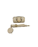 Sac Papillon en cuir blanc et beige - Louis Vuitton