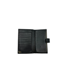 Portefeuille en cuir caviar noir vintage - Chanel