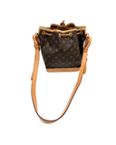 Sac à bandoulière seau Noé BB en toile monogram et cuir - Louis Vuitton