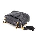 Sac à bandoulière Lou Caméra en cuir lisse d'agneau vintage noir - Chanel