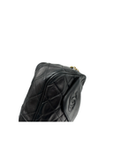 Sac à bandoulière Lou Caméra en cuir lisse d'agneau vintage noir - Chanel