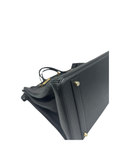 Sac à main Birkin 40 en cuir noir - Hermès
