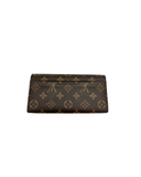 Portefeuille Sarah en toile monogram et cuir - Louis Vuitton