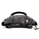 Sac à épaule Totebag matelassé vintage noir - Chanel