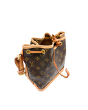 Sac à bandoulière seau Noé BB en toile monogram et cuir - Louis Vuitton
