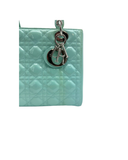 Sac à bandoulière Lady Dior Médium en cuir verni vert - Christian Dior
