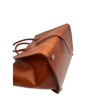 Sac à main Cabas Phantom en cuir marron - Celine