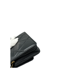Sac Chanel 19 WOC en cuir lisse noir - Chanel