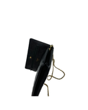Sac à bandoulière Wallet On Chain en cuir caviar noir - Chanel