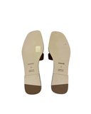 Sandales Oran en cuir gold - Hermès