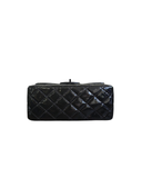 Sac à bandoulière Mini 2.55 en cuir verni noir - Chanel