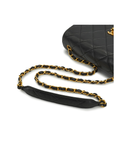 Sac à bandoulière Timeless Square en cuir lisse noir - Chanel