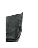 Sac seau Coco Mark à bandoulière en cuir caviar noir - Chanel