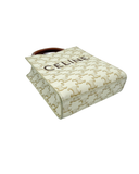 Sac à épaule Mini Cabas Vertical en toile et cuir - Celine