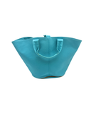 Sac à main Panier de Plage PM en coton bleu - Hermès