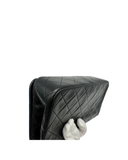 Sac à bandoulière Mademoiselle Vintage Mini en cuir lisse noir - Chanel