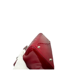 Sac à bandoulière Lady Dior Médium en cuir verni rouge - Christian Dior