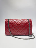 Sac à bandoulière 2.55 en cuir rouge - Chanel