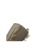 Sac à bandoulière Loulou Toy en cuir lisse gris taupe - Saint Laurent