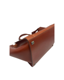 Sac à main Cabas Phantom en cuir marron - Celine