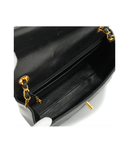 Sac à bandoulière Timeless Square en cuir lisse noir - Chanel